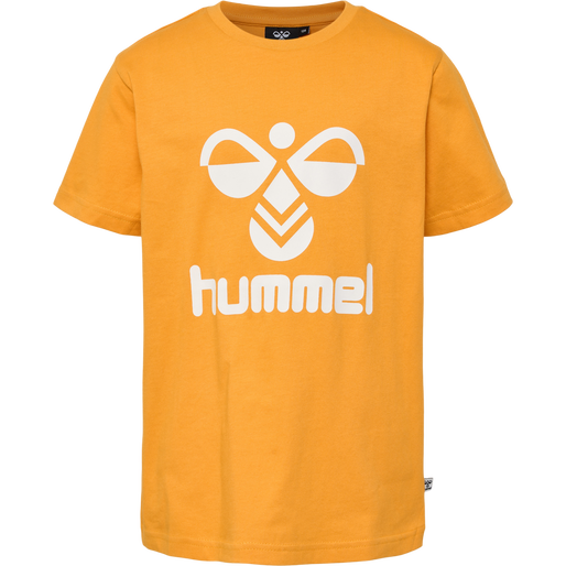 hmlTRES T-SHIRT S/S, BUTTERSCOTCH, packshot