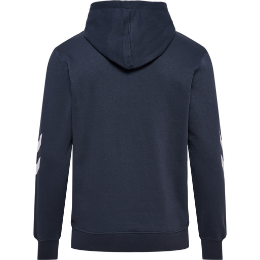 hmlLEGACY LOGO HOODIE, BLUE NIGHTS, packshot