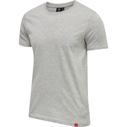 hmlLEGACY 2-PACK T-SHIRT, GREY MELANGE/BLUE NIGHTS, packshot