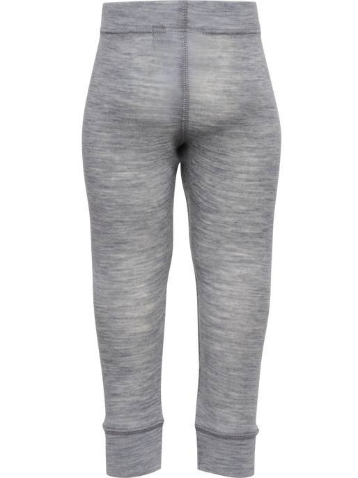 hmlMINI WOOL RIB TIGHTS, GREY MELANGE, packshot