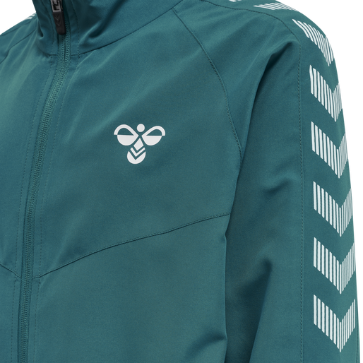 hmlGG12 TRACK JACKET KIDS, DEEP LAGOON hmlGG12 TRACK JACKET KIDS, DEEP LAGOON, packshot