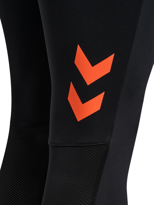 hmlBLAZE PRO TRAINING PANTS, BLACK/ORANGE hmlBLAZE PRO TRAINING PANTS, BLACK/ORANGE, packshot