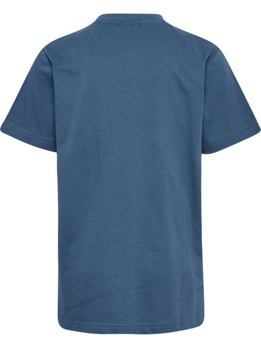 hmlLEO T-SHIRT S/S, BERING SEA, packshot