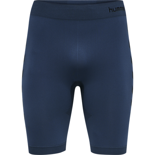 HUMMEL FIRST SEAMLESS TR SHT TIGHTS, DARK DENIM, packshot