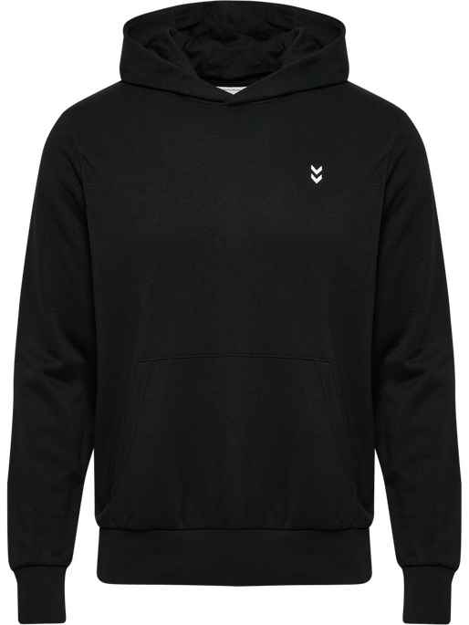 hmlPULSE SWEAT HOODIE, BLACK, packshot