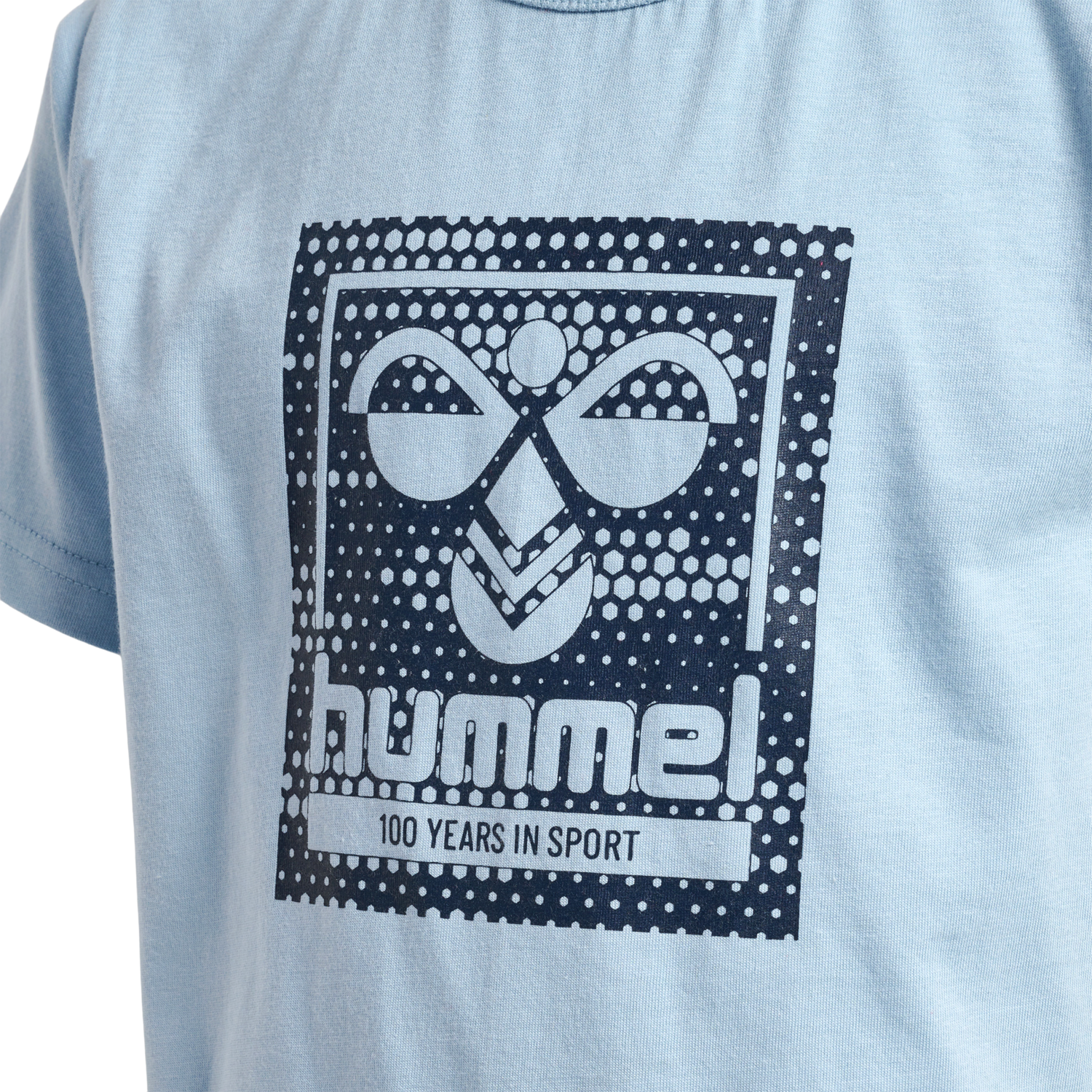 hmlROWAN T-SHIRT S/S, CELESTIAL BLUE, packshot