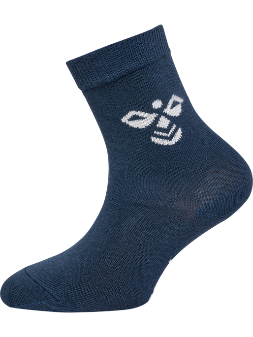 SUTTON 3-PACK SOCK, BLACK/GREY MELANGE/BLUE NIGHTS, packshot