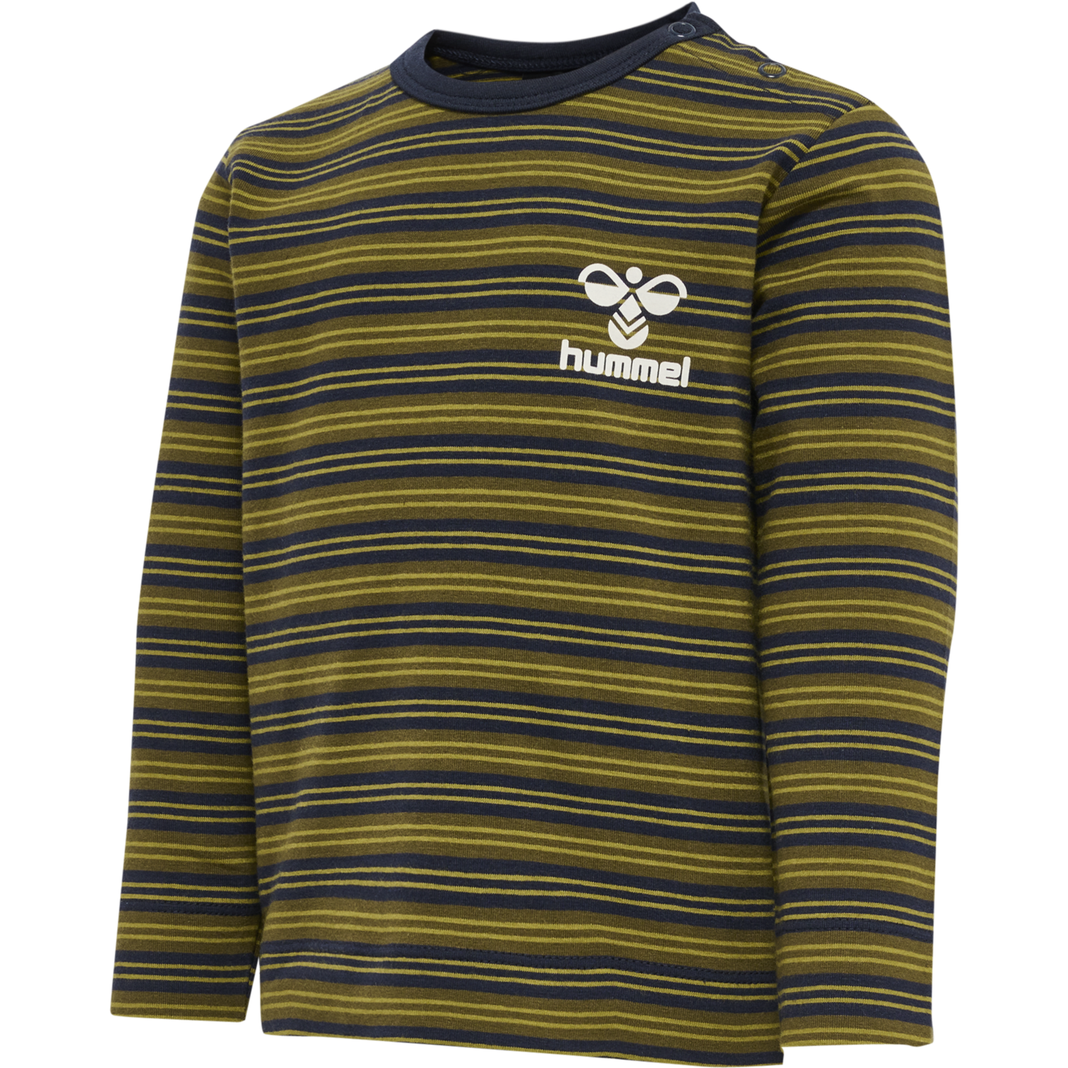 hmlUNITED T-SHIRT L/S, BLACK IRIS, packshot