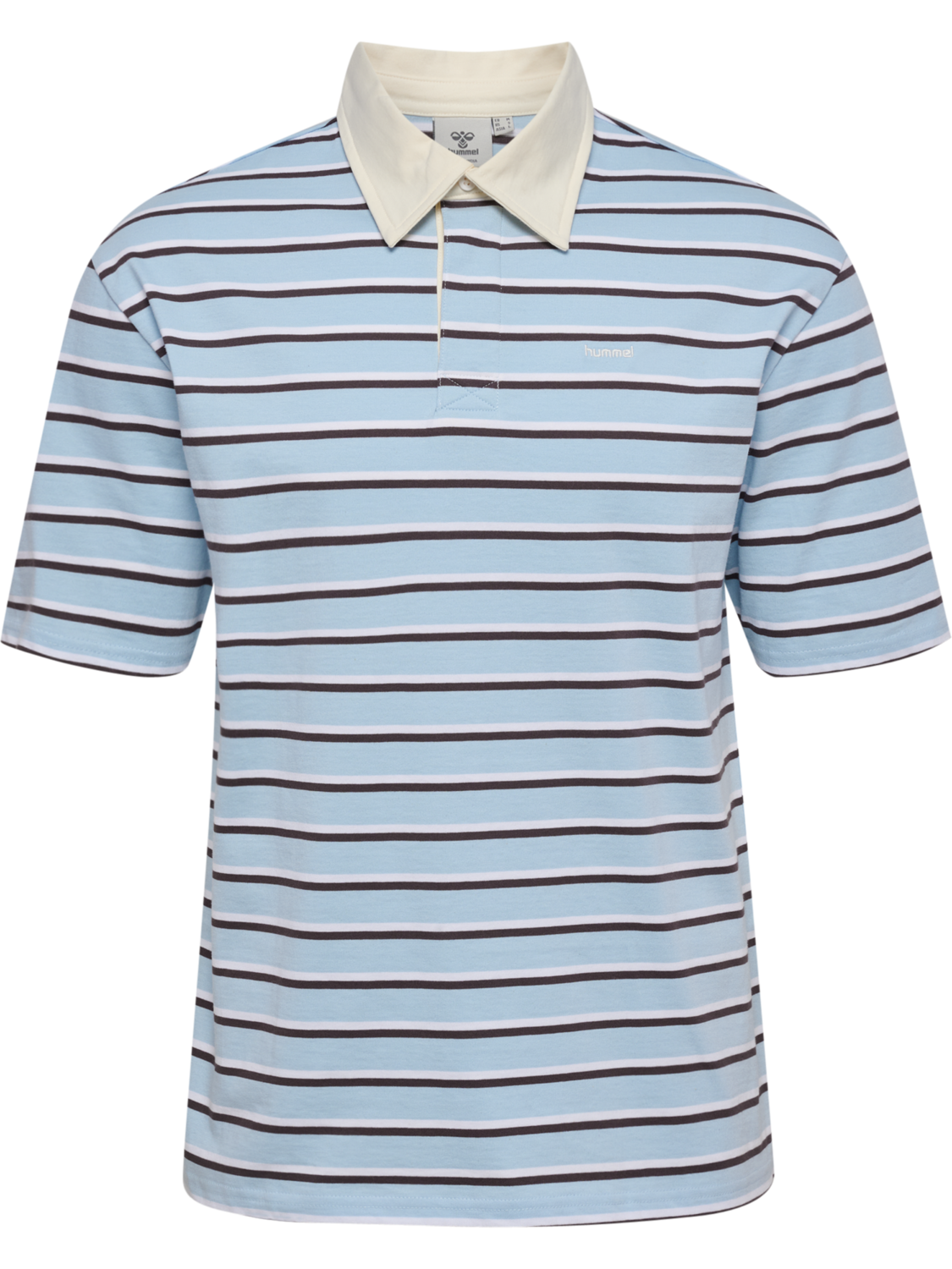 hmlI-D POLO S/S, FLOATY BLUE, packshot