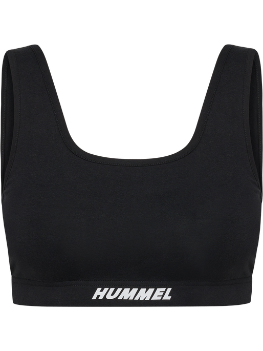 hmlELEMENTAL COTTON SPORTS TOP, BLACK, packshot