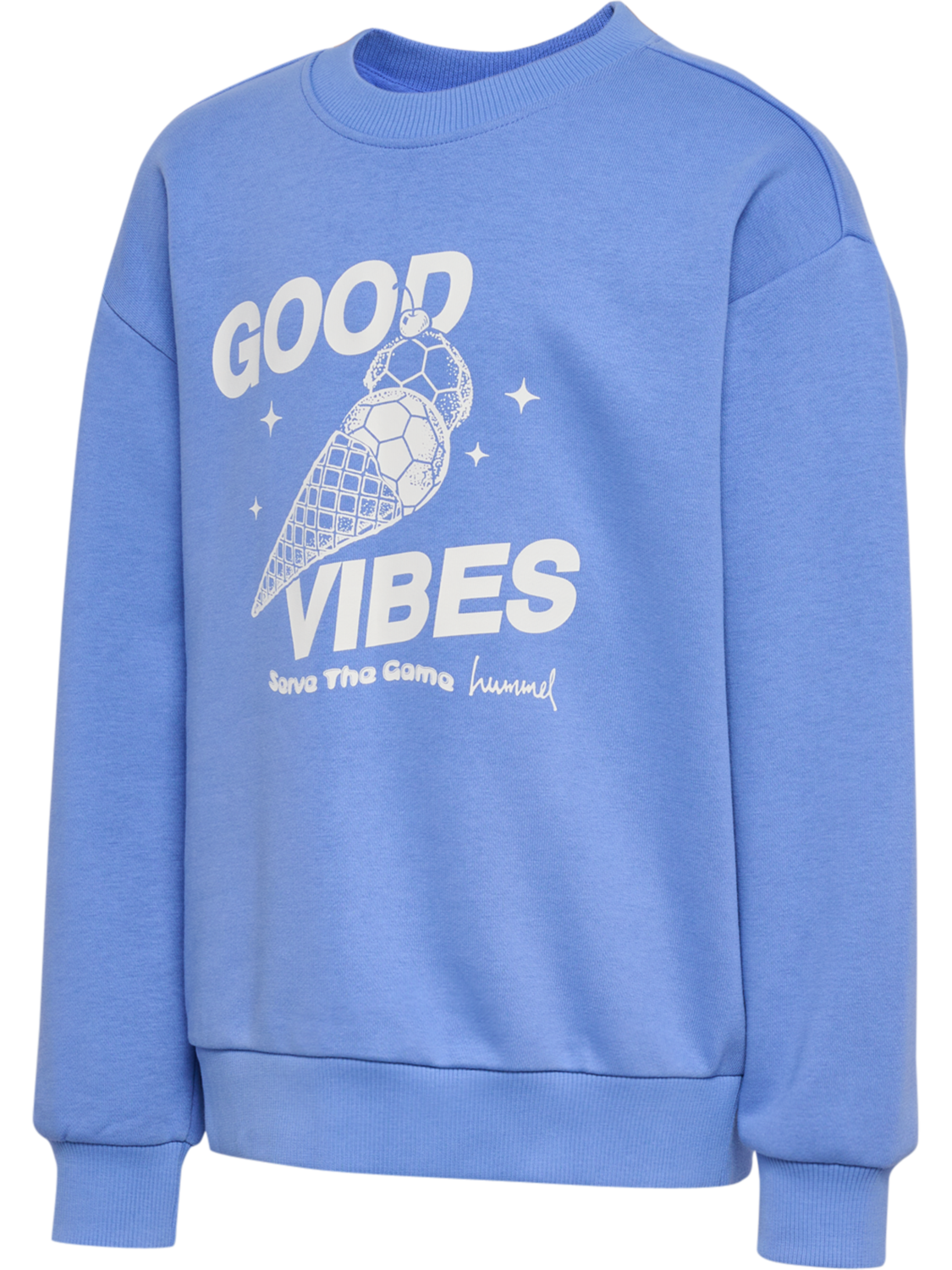 hmlJR GRAPHIC SWEATSHIRT, PERSIAN JEWEL, packshot