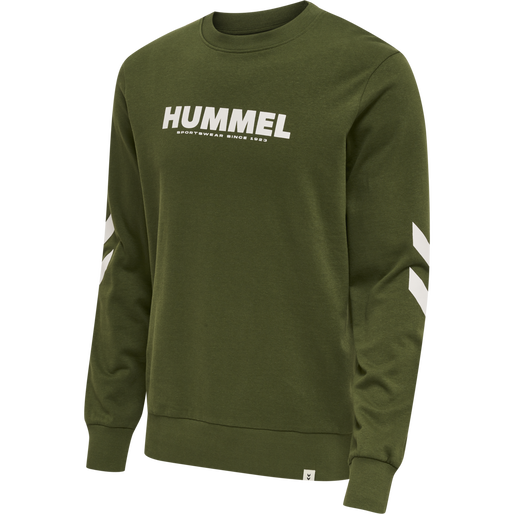 hmlLEGACY SWEATSHIRT, RIFLE GREEN, packshot