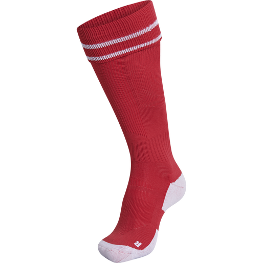 ELEMENT FOOTBALL SOCK , TRUE RED/WHITE, packshot