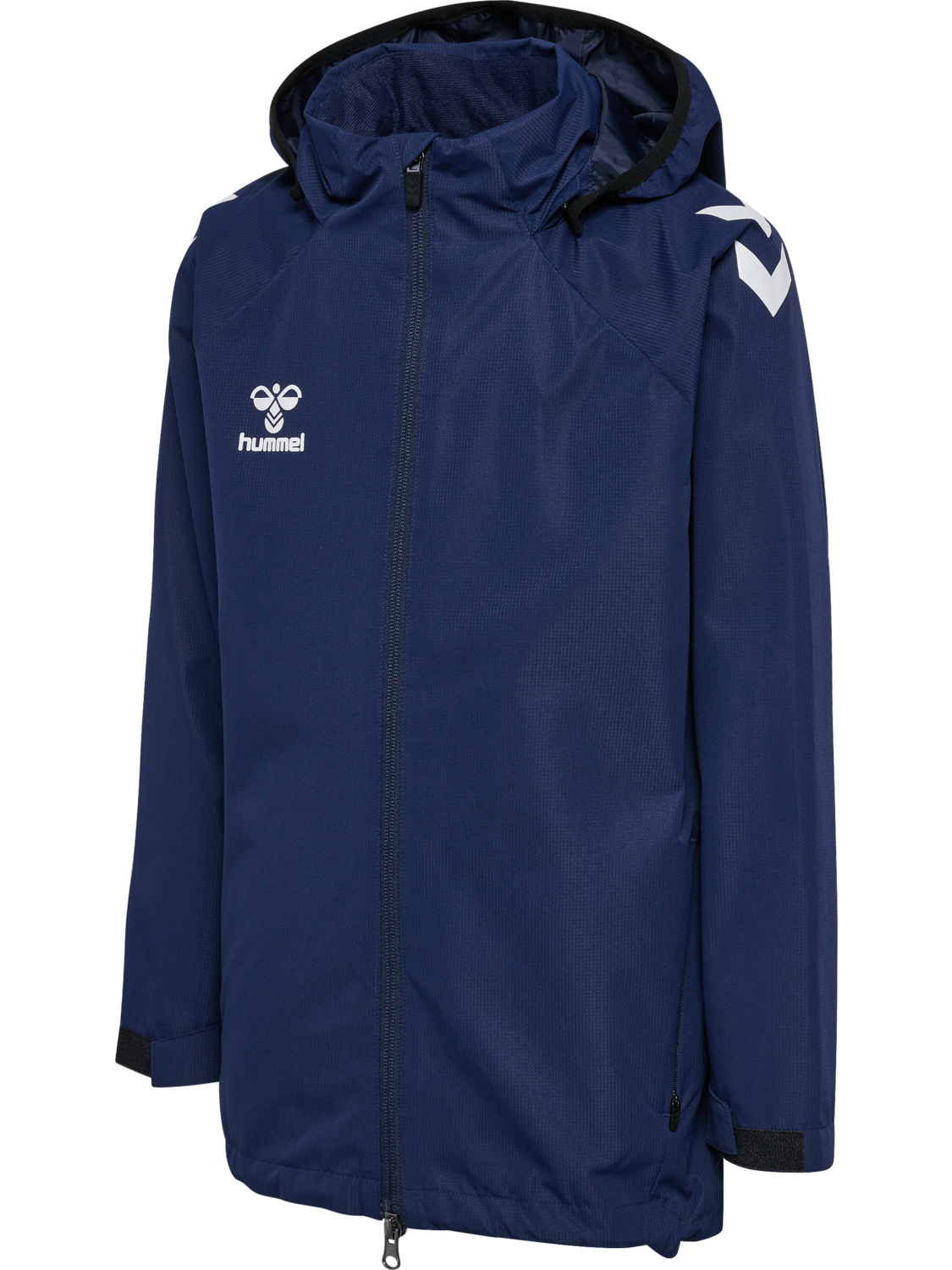 hmlLEAD 2.0 ALL-WEATHER JACKET KIDS, MARINE, packshot