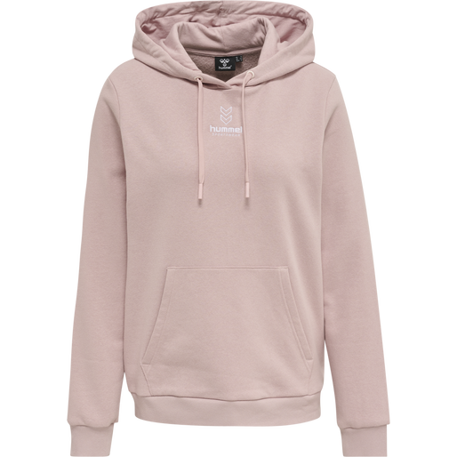 hmlOLIVIA HOODIE, CHALK PINK, packshot