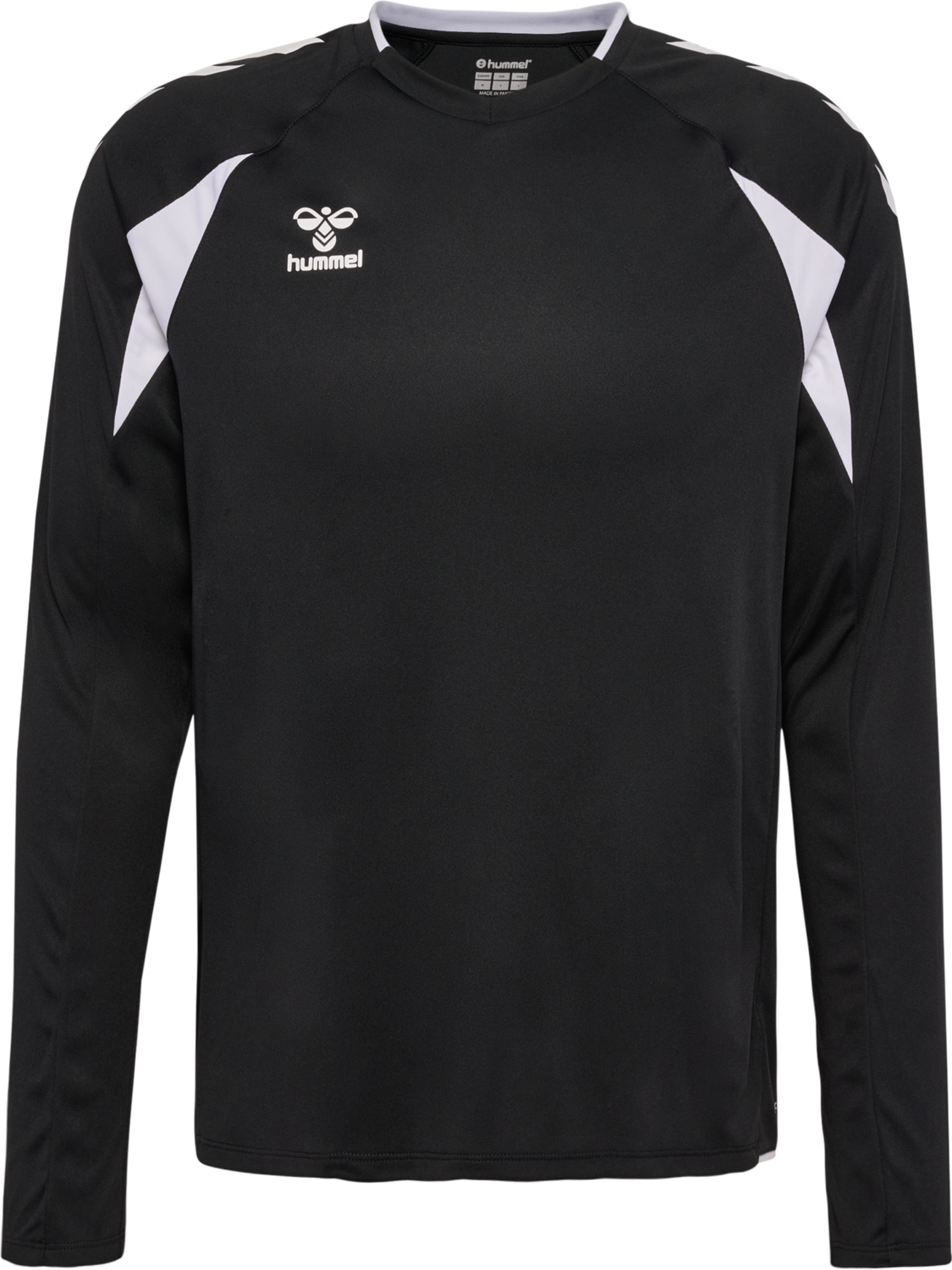 hmlCORE 2.0 JERSEY L/S, BLACK/WHITE, packshot