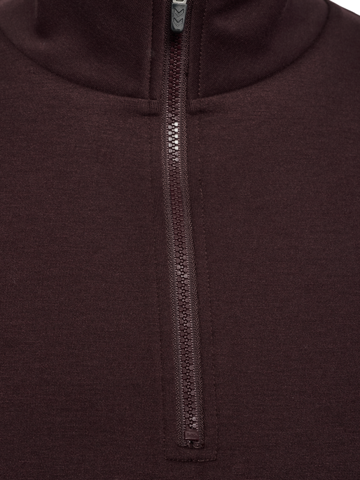 hmlYOGA SOFT HALFZIP W JACKET, FUDGE hmlYOGA SOFT HALFZIP W JACKET, FUDGE, packshot