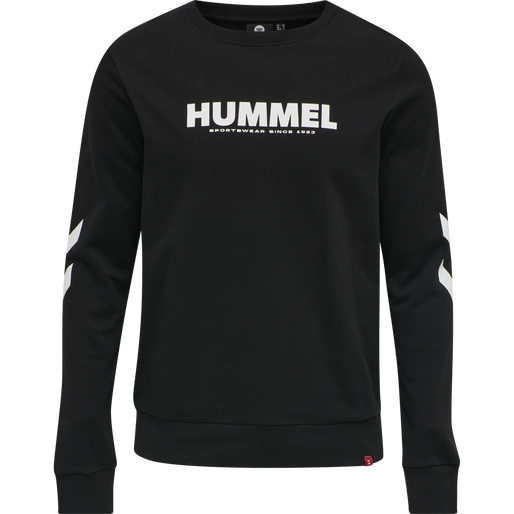 hmlLEGACY SWEATSHIRT PLUS, BLACK, packshot