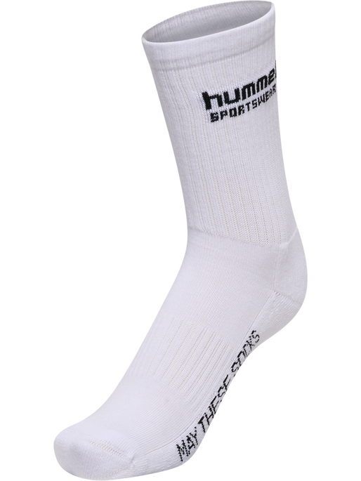 hml3-PACK SOCKS SPORTSWEAR, WHITE/PAPRIKA hml3-PACK SOCKS SPORTSWEAR, WHITE/PAPRIKA, packshot