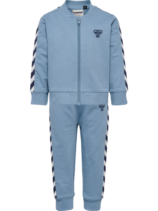 hmlMINI REG CHEVRON SET, FADED DENIM hmlMINI REG CHEVRON SET, FADED DENIM, packshot