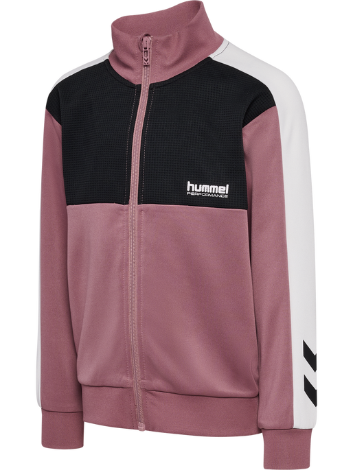 hmlJR COLORBLOCK TRACKSUIT, WISTFUL MAUVE, packshot