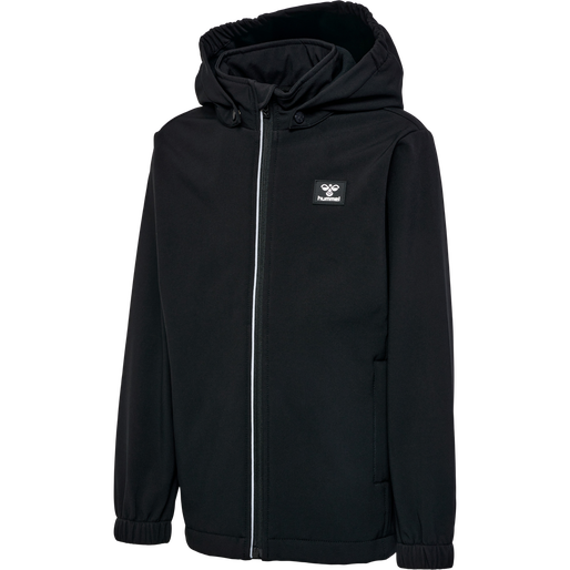 hmlMARS SOFTSHELL JACKET, BLACK hmlMARS SOFTSHELL JACKET, BLACK, packshot