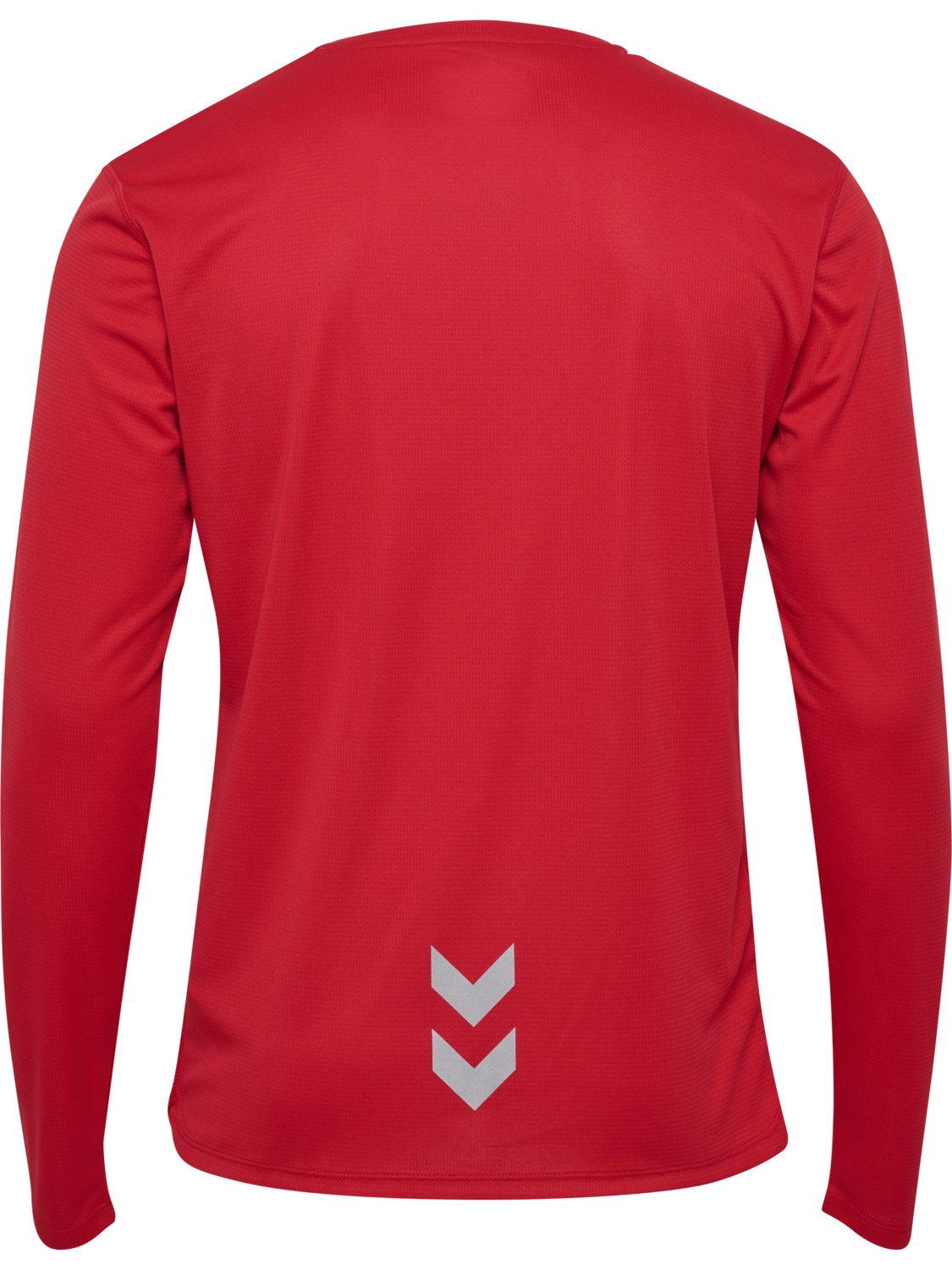 hmlRUN JERSEY L/S, TANGO RED, packshot
