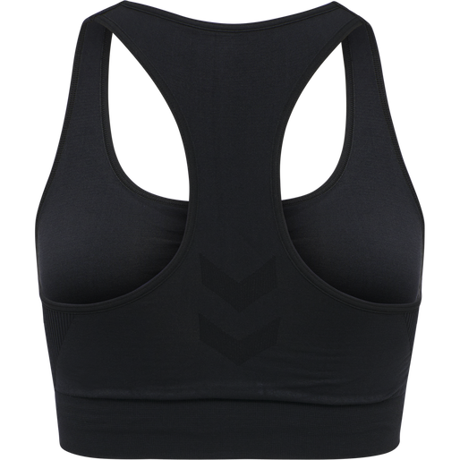 hmlTIF SEAMLESS SPORTS TOP, BLACK, packshot