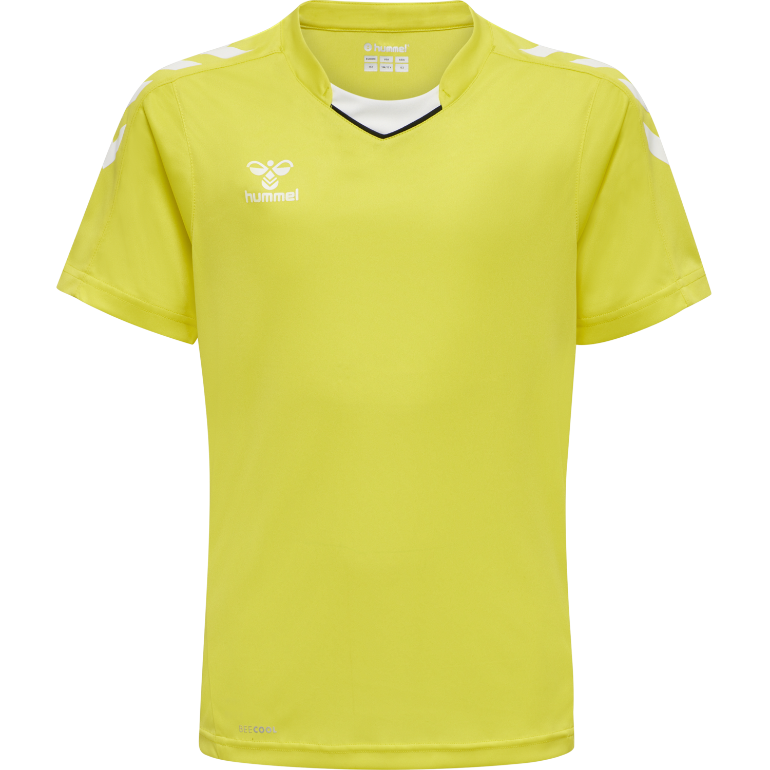 hmlCORE XK POLY JERSEY S/S KIDS, BLAZING YELLOW, packshot