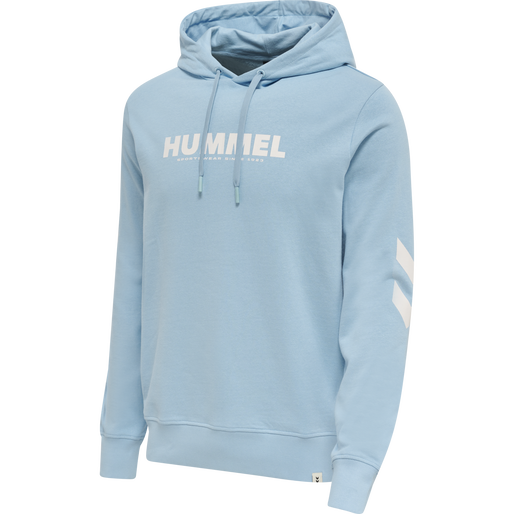 hmlLEGACY LOGO HOODIE, PLACID BLUE, packshot