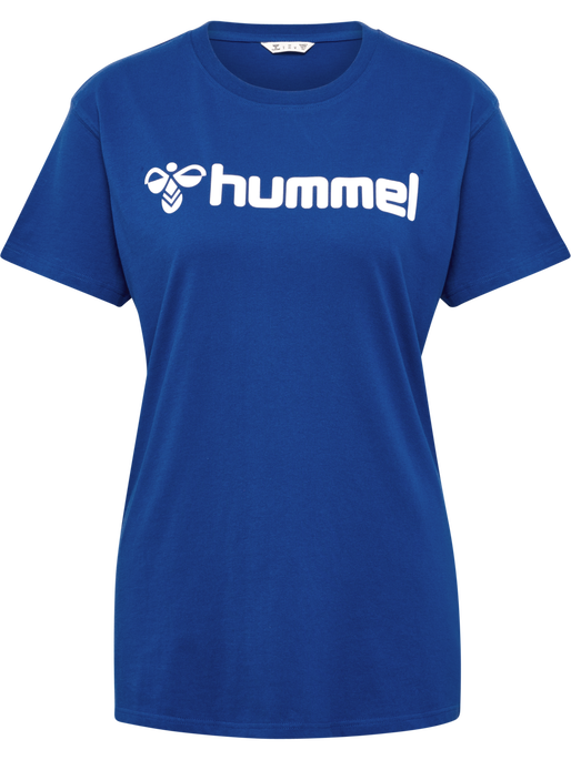 hmlGO 2.0 LOGO T-SHIRT S/S WOMAN, TRUE BLUE, packshot