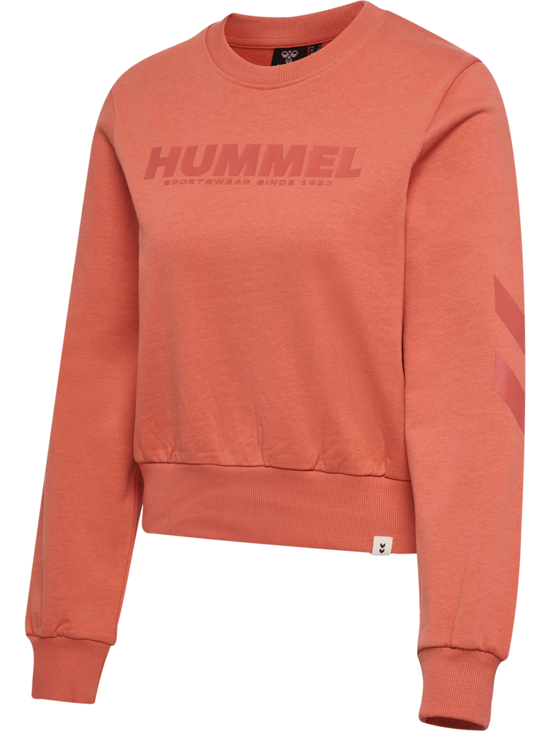 hmlLEGACY WOMAN SWEATSHIRT, APRICOT BRANDY, packshot