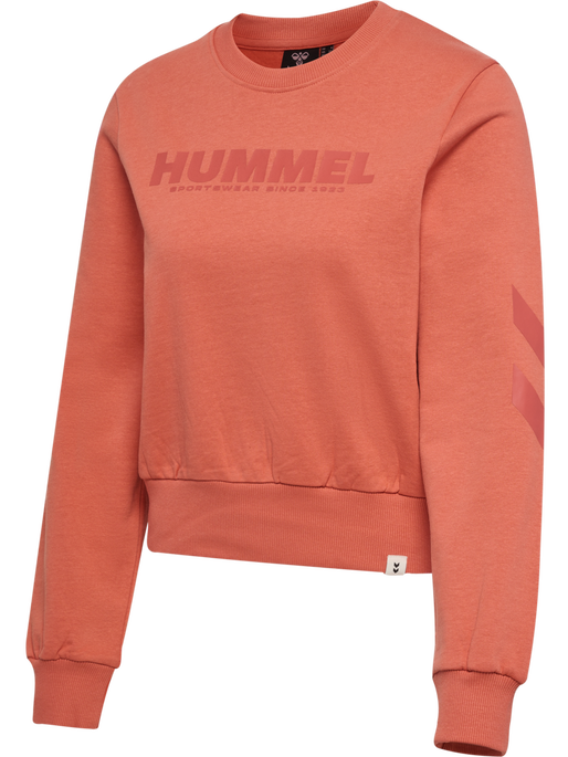 hmlLEGACY WOMAN SWEATSHIRT, APRICOT BRANDY, packshot