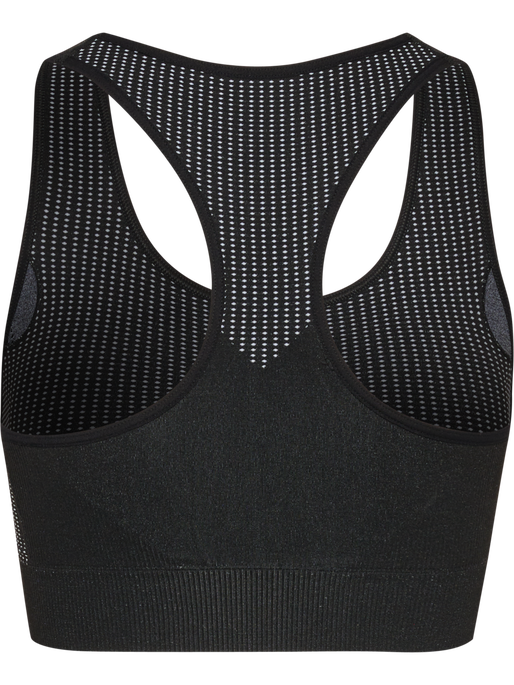 hmlMT SHAPING SEAMLESS PADDED BRA, BLACK hmlMT SHAPING SEAMLESS PADDED BRA, BLACK, packshot