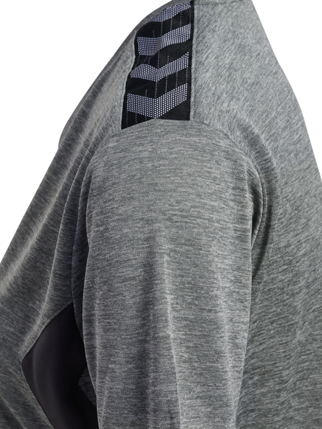 hmlAUTHENTIC PL JERSEY S/S WOMAN, GREY MELANGE, packshot