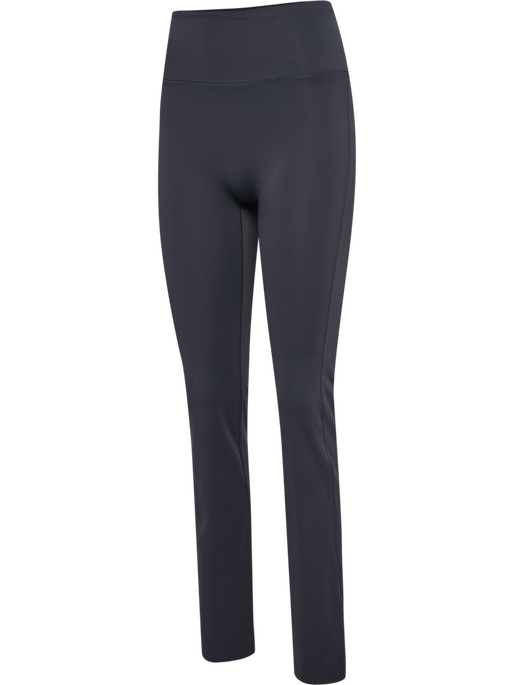 hmlYOGA HIGH WAIST FLARE W TIGHTS, EBONY, packshot
