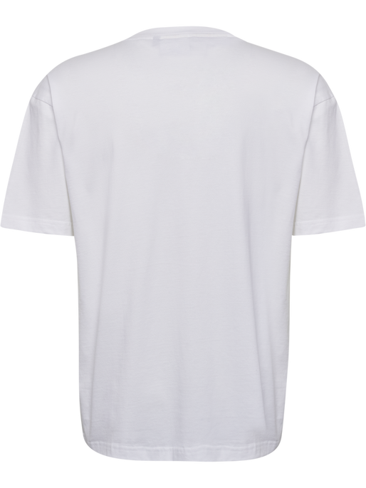 hmlLOOSE TEE S/S CLUB SPORTSWEAR, WHITE/DARK GREEN, packshot