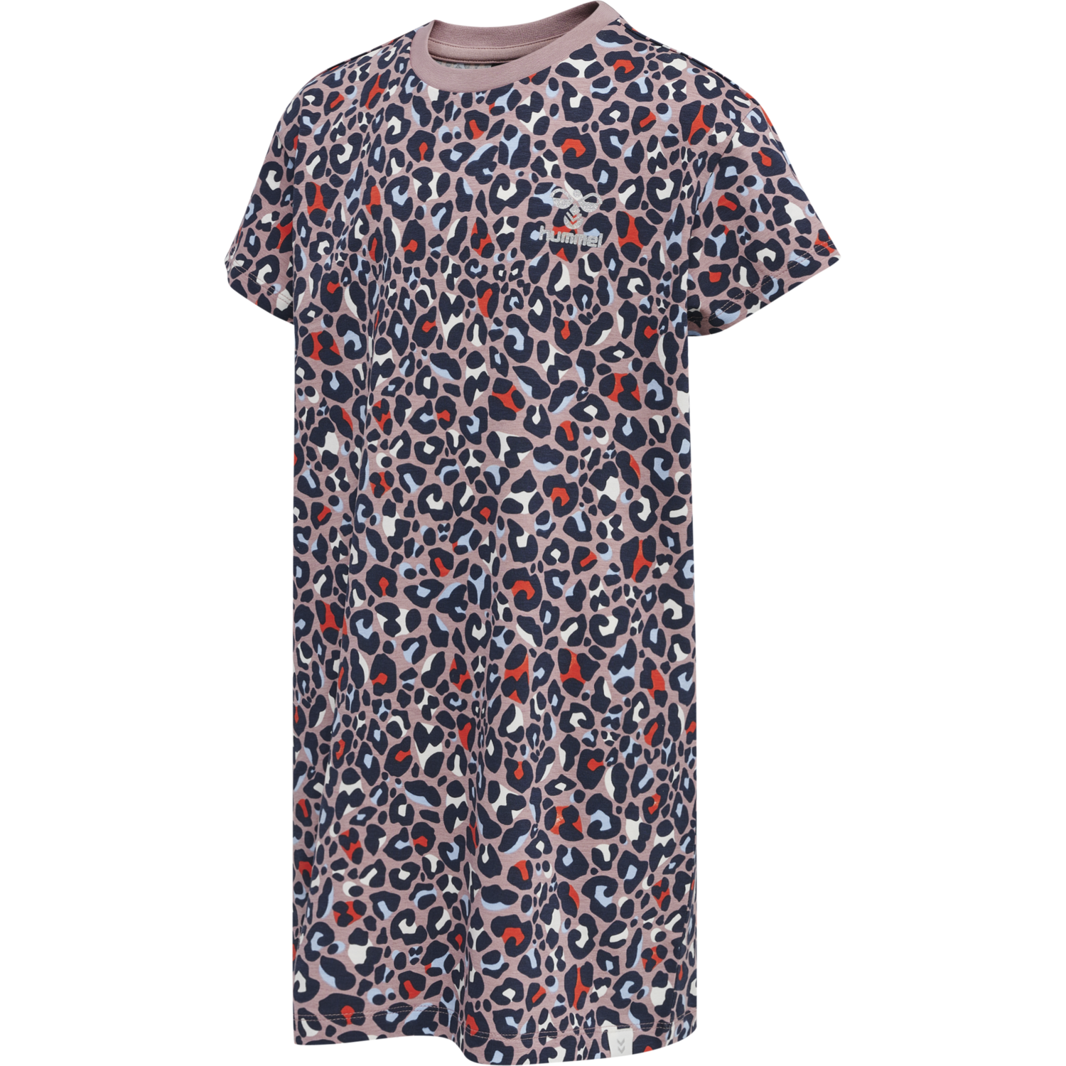 hmlLEO DRESS S/S, WOODROSE, packshot