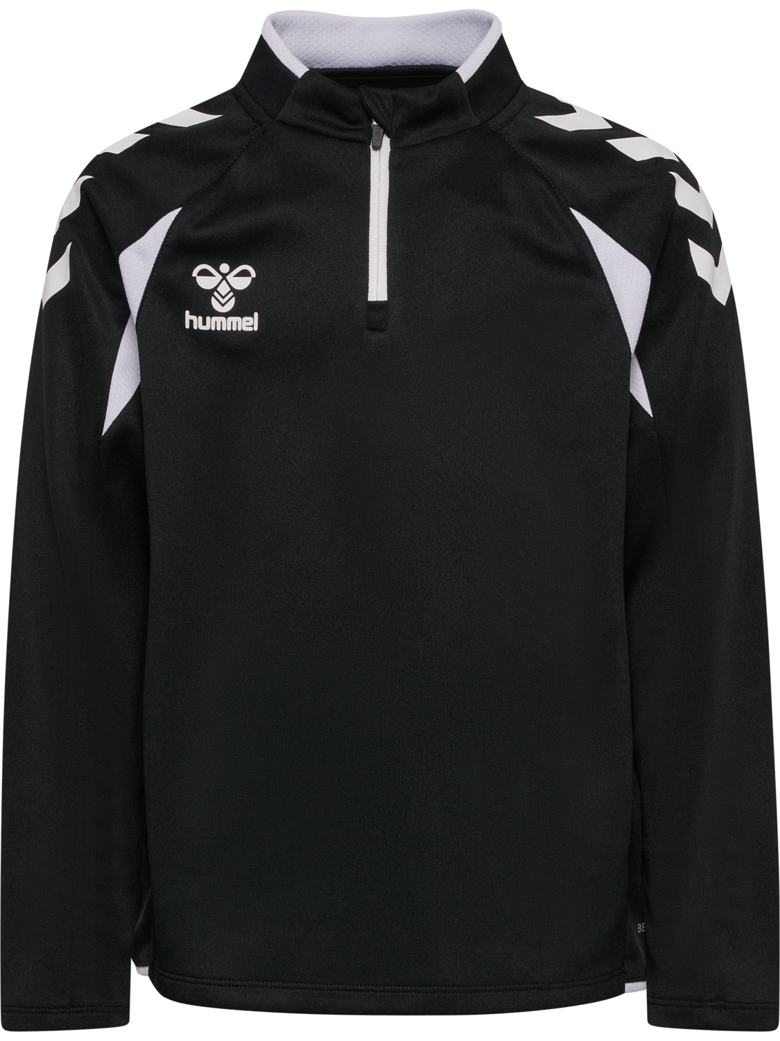 hmlCORE 2.0 HALF ZIP KIDS, BLACK/WHITE, packshot