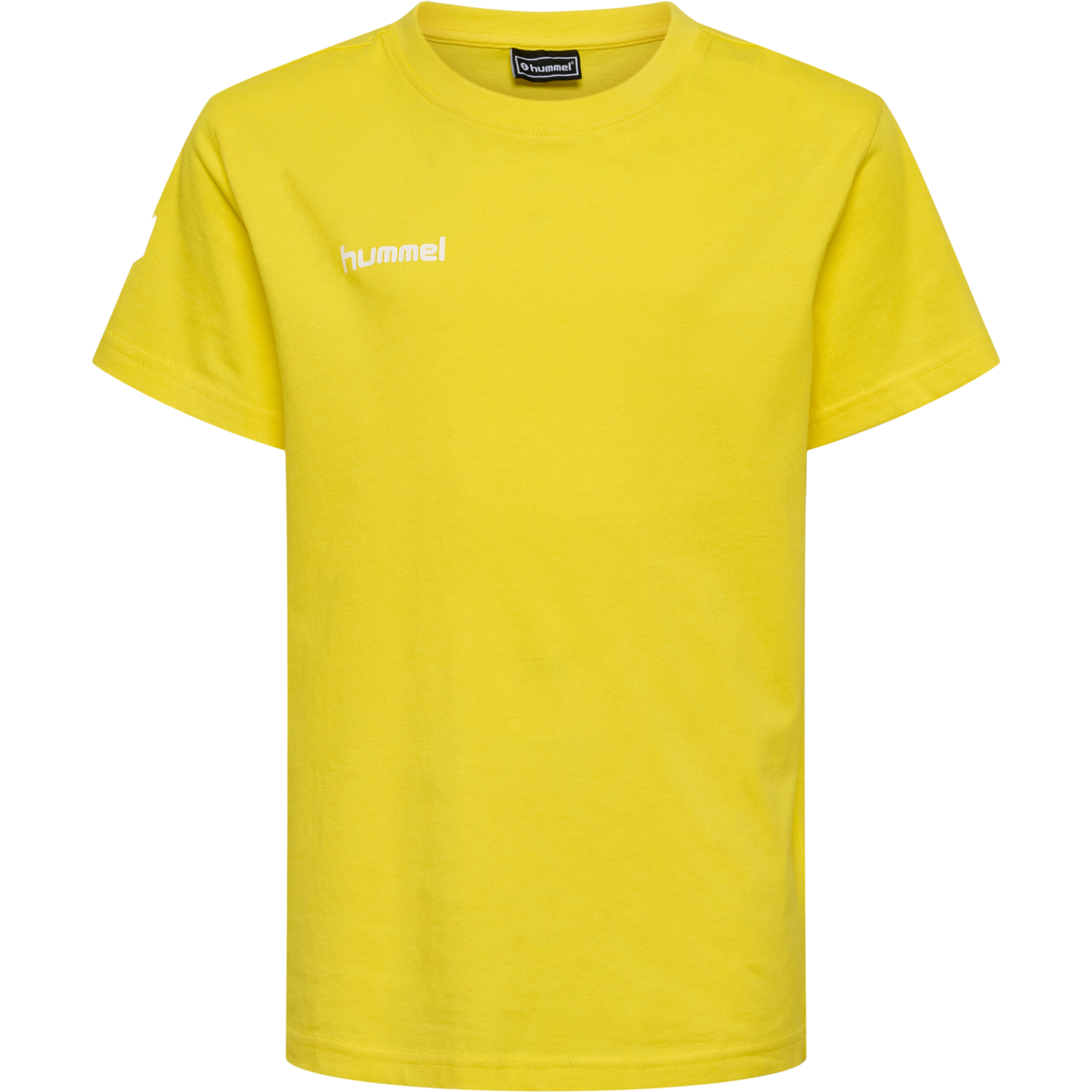 HMLGO KIDS COTTON T-SHIRT S/S, BLAZING YELLOW, packshot