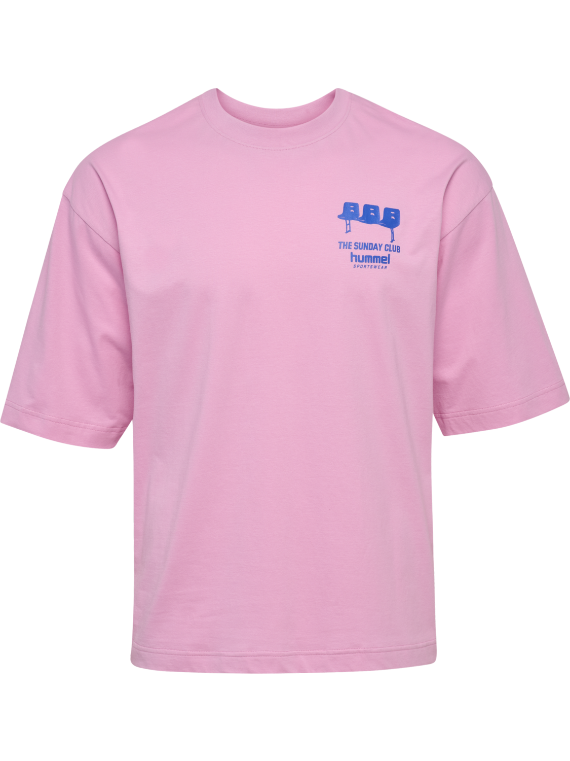 hmlOVERSIZED T-SHIRT S/S SUNDAY, PASTEL LAVENDER, packshot