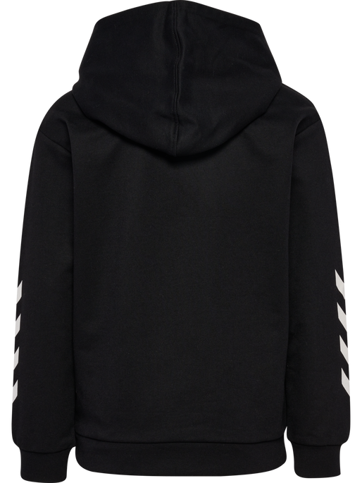 hmlJR LOGO HOODIE, BLACK hmlJR LOGO HOODIE, BLACK, packshot