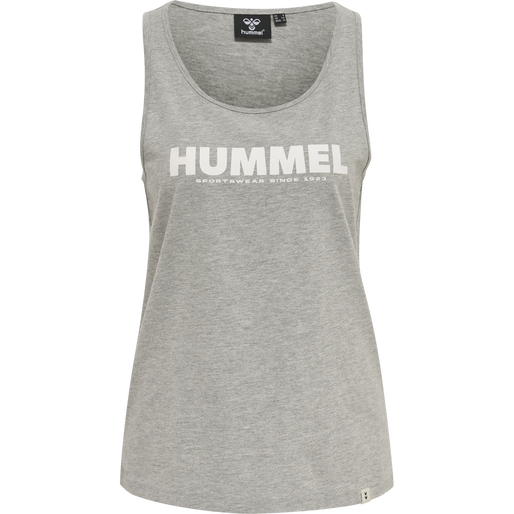hmlLEGACY WOMAN TANKTOP, GREY MELANGE hmlLEGACY WOMAN TANKTOP, GREY MELANGE, packshot