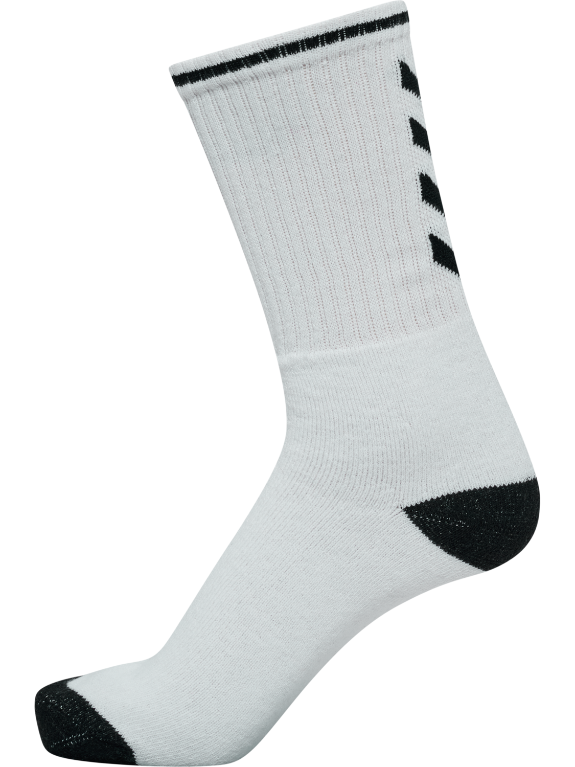 hml3-PACK SINGLE STRIPE CREW SOCK, WHITE, packshot