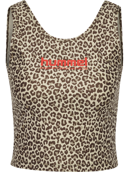 hmlFAST CROPPED TOP, BOULDER hmlFAST CROPPED TOP, BOULDER, packshot