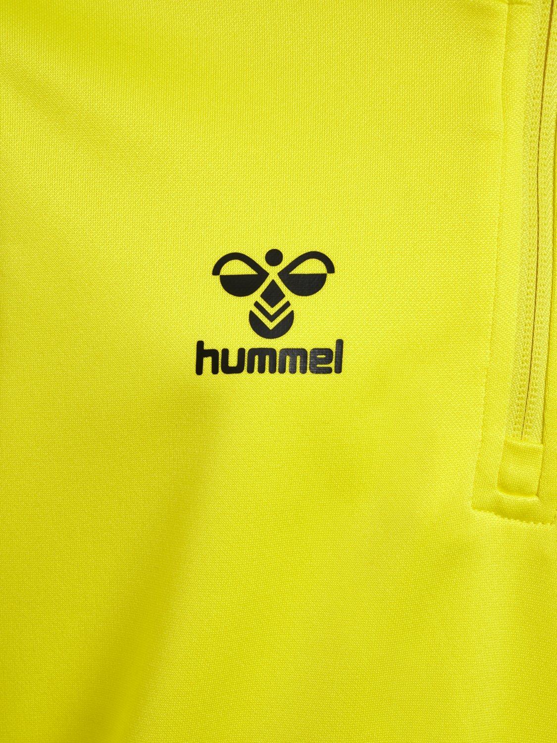 hmlESSENTIAL HALF-ZIP KIDS, BLAZING YELLOW, packshot