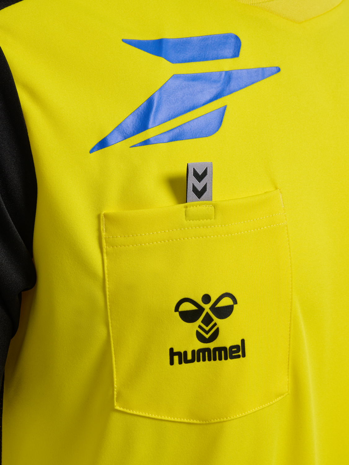 FFHB NEW REFEREE JERSEY S/S, BLAZING YELLOW W/O SPONSOR, packshot