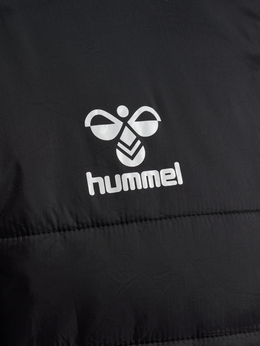 hmlGO QUILTED HOOD JACKET WOMAN, BLACK, packshot