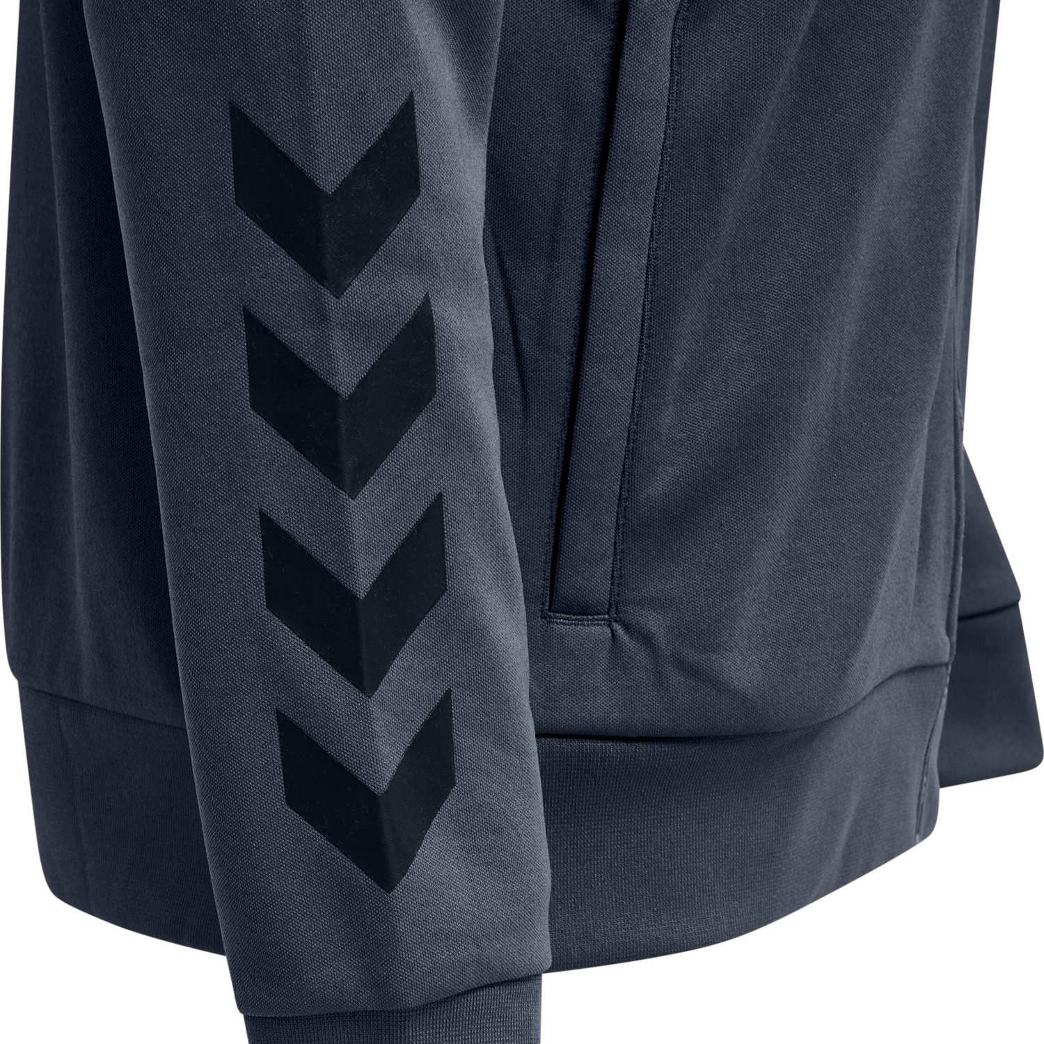 hmlLEGACY POLY ZIP JACKET, BLUE NIGHTS, packshot