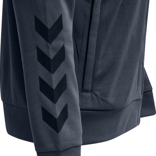 hmlLEGACY POLY ZIP JACKET, BLUE NIGHTS hmlLEGACY POLY ZIP JACKET, BLUE NIGHTS, packshot